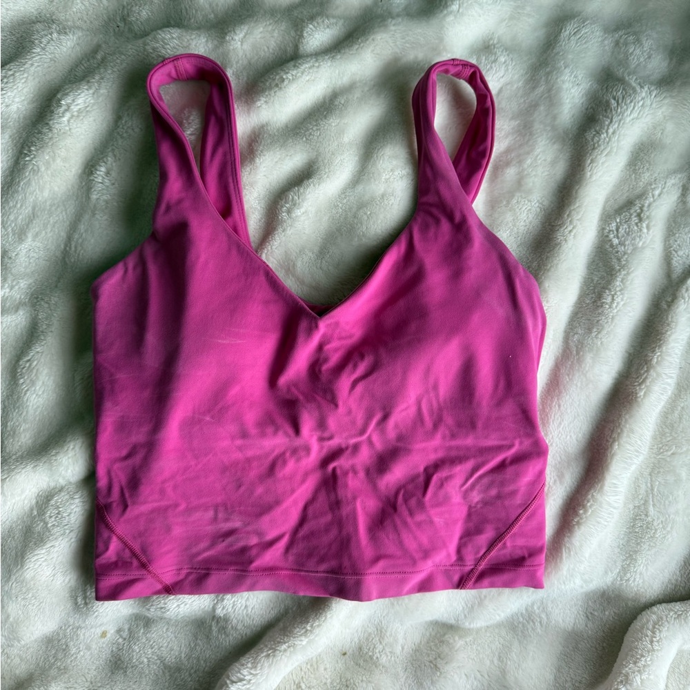 Bright Pink Lululemon Align Tank